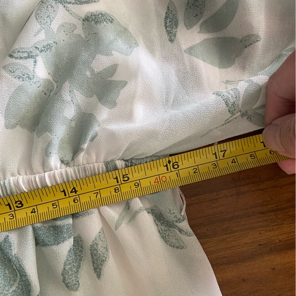 BALTIC BORN Kia Kimono Maxi Dress White with Sage Floral Sz XXL - Picture 10 of 12